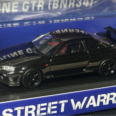 Street Warrior Nissan Skyline R34 GTR V-Spec II Chrome Black
