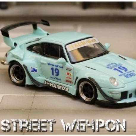 Street Weapon PORSCHE RWB 993 - #19 - Luminous  - turquoise  - 