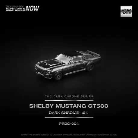 POPRACE PRDC004 SHELBY MUSTANG GT500 DARK CHROME