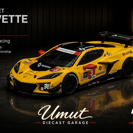 Mini GT Chevrolet Corvette Z06 GT3 Motorsports 2025 IMSA Daytona 24 Hrs