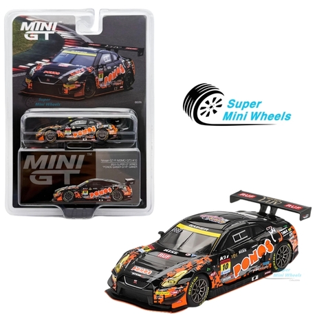 MINI GT No.860 Nissan GT-R NISMO GT3 #10 “PONOS GAINER GT-R” GAINER 2023 SUPER GT SERIES