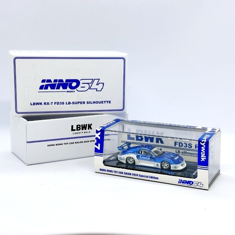 Inno64 Chase Mazda RX7 (FD3S) LB-SUPER SILHOUETTE Hong Kong Toy Car Salon 2024 Special Edition
