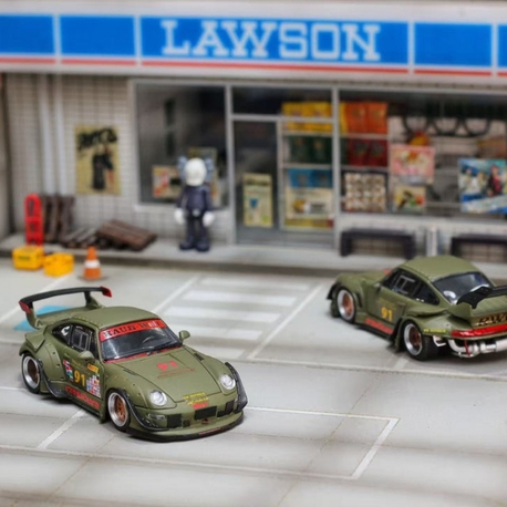 Street Weapon Porsche RWB 993 Matte Green