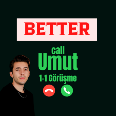 ☎️ Better Call Umut (1-1 Görüşme) Aylık