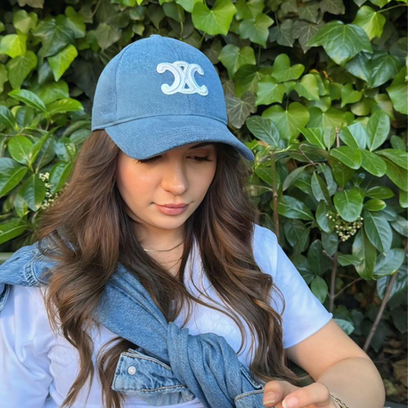 CELİNE Logo Denim şapka 