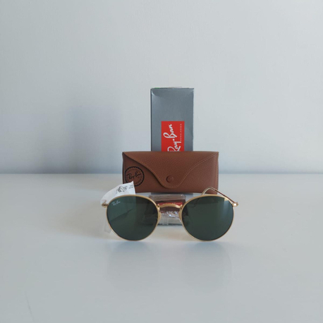 Sıfır Orijinal Rayban Yuvarlak Model 47/21 Unisex Güneş Gözlüğü