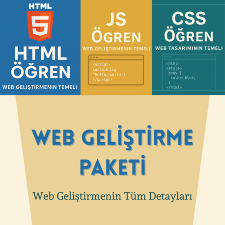 Frontend Geliştirme Paketi – HTML, CSS ve JavaScript Eğitimi (E-Kitap Seti)