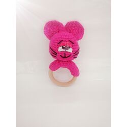 pembe sevimli karakter çıngırak 