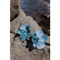 Blue Orchid Stud
