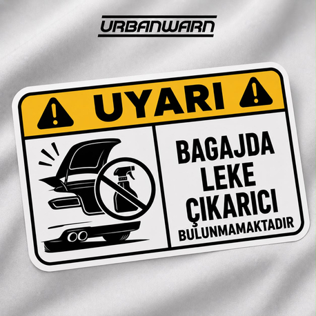 BAGAJDA LEKE ÇIKARICI BULUNMAMAKTADIR