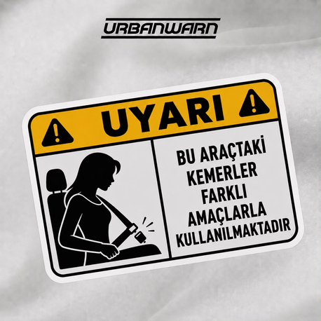 BU ARAÇTAKİ KEMERLER BAŞKA AMAÇLARLA KULLANILMAKTADIR