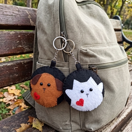 Kedi ve Köpek Anahtarlık Seti