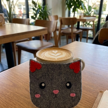 Bardak Altlığı/Kedi Figürlü