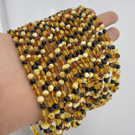 Kehribar Çocuk Kolyesi 32 CM Uzunluğunda