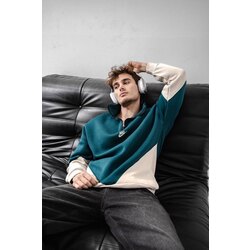 Çift Renkli Sweatshirt