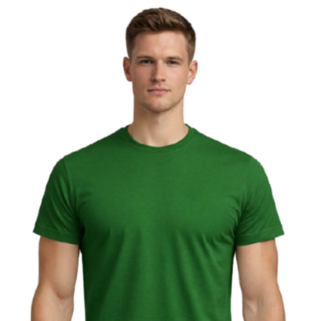 Sarı Basic Tişört Erkek %100 Pamuk – Regular Fit Günlük Rahat & Şık T-Shirt