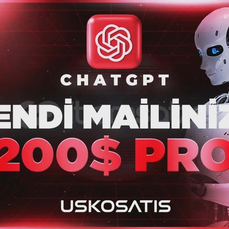 ✅[KENDİ MAİLİNİZE]✅ ChatGPT 200$ Pro + Dall-E⭐