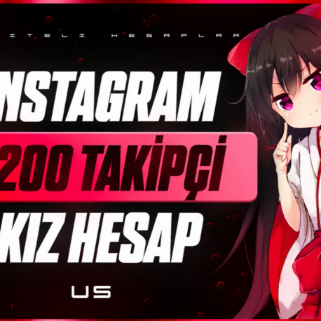 200 Takipçili ✅ İNSTAGRAM KIZ HESAP⚡