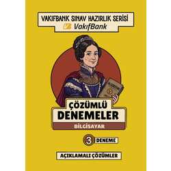 VakıfBank Bilgisayar Çözümlü Denemeler · 3 Deneme