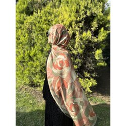 Pastel Çiçekler Serisi Yeşil Renk