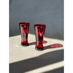Ruby Glow Vintage Shot Bardağı Seti