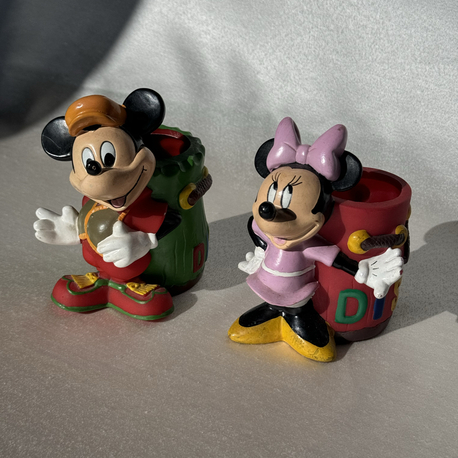 Vintage Mickey & Minnie Mouse Kalemlik
