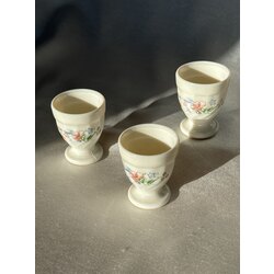 Çiçek Desenli Vintage Yumurtalık Seti