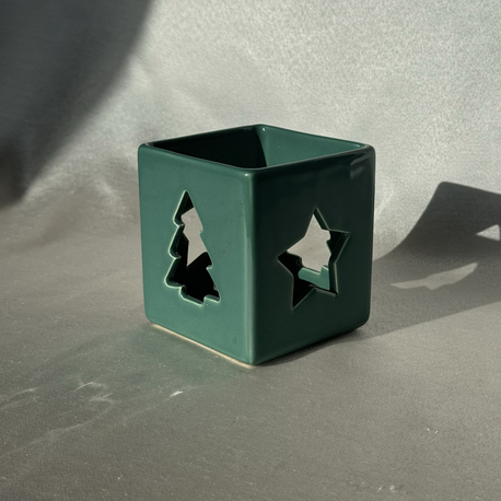 Vintage ASA Yılbaşı Temalı Tealight Mumluk