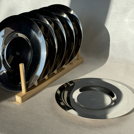 BMS Vintage Inox Tatlı Tabakları