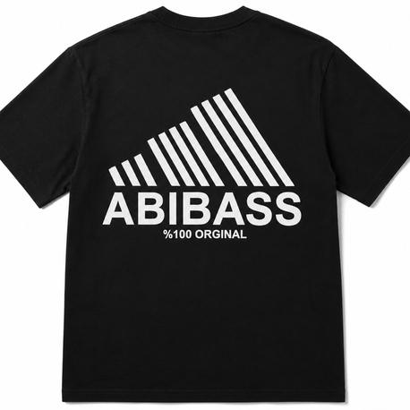 Abibas Siyah Oversize T-Shirt