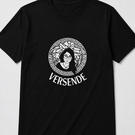 Versende Siyah Oversize T-Shirt