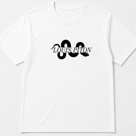 Louis Piton Beyaz Oversize T-Shirt