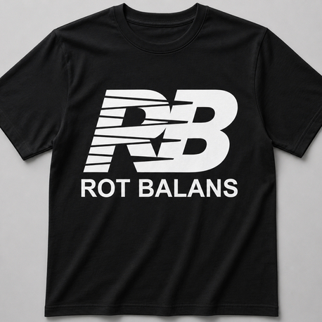 Rot Balans Siyah Oversize T-shirt