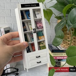 Minyatür Kitaplık Pro Beyaz