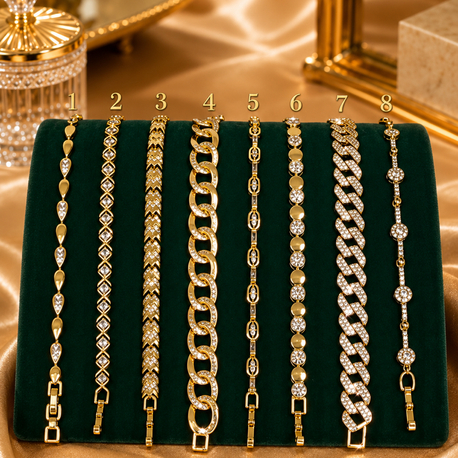 14K Altın Premium Kaplama Bileklikler III