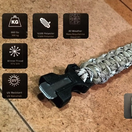 SURVIVAL BRACELET MODEL 606