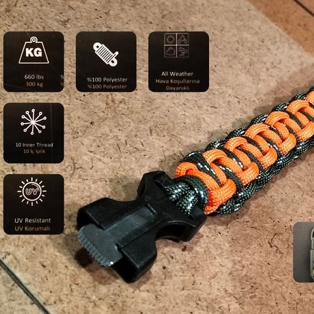 SURVIVAL BRACELET MODEL 606