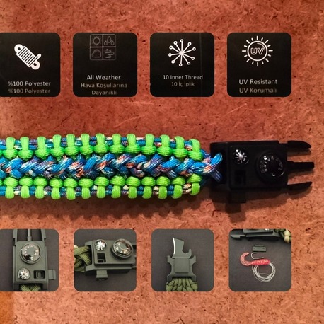 SURVIVAL BRACELET MODEL 717 OLTALI