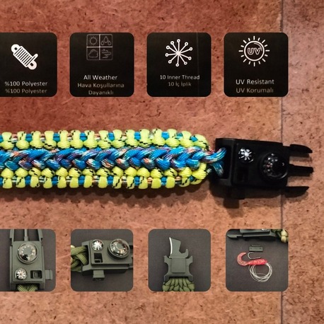 SURVIVAL BRACELET MODEL 717 OLTALI