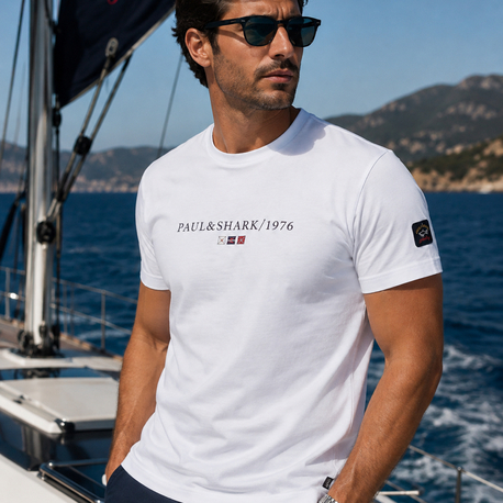 PAUL&SHARK Royal Club Orjinal Premium %100 Pamuk Tişört 