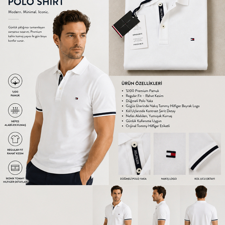 Yeni Sezon TOMMY Premium Polo Yaka
