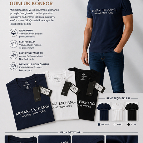 Yeni Sezon ARMANI Premium Tişört