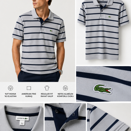 Yeni Sezon LACOST Premium Polo Yaka