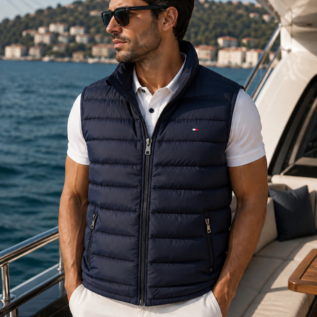 Yeni Sezon TOMMY Premium Lacivert Yelek