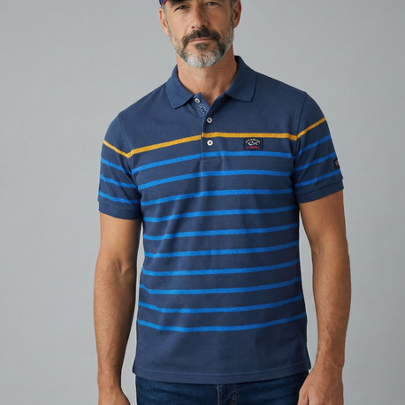 P&S SHARK Yacht Club Premium Polo Yaka Kısa Kol