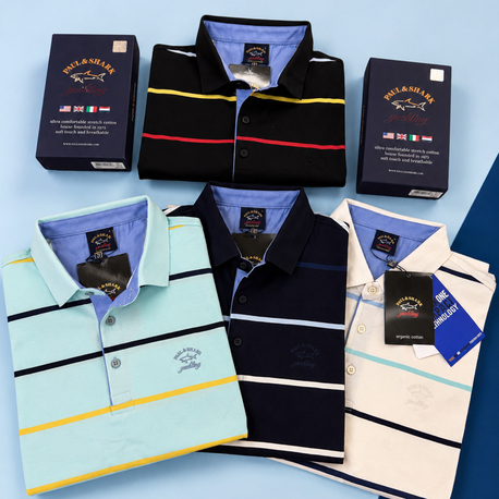P&S SHARK Yacht Club Premium Polo Yaka Kısa Kol