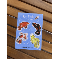 Koi Fish Sticker Sayfası