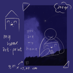 My Home Art-Print 