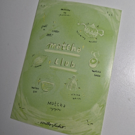 Matcha Club Art Print