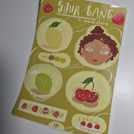 Sour Gang Sticker Sayfası